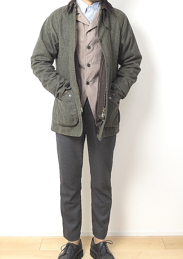 夜空 【38】Barbour BEDALE SL BONDED WOOL ネイビー | www.tegdarco.com